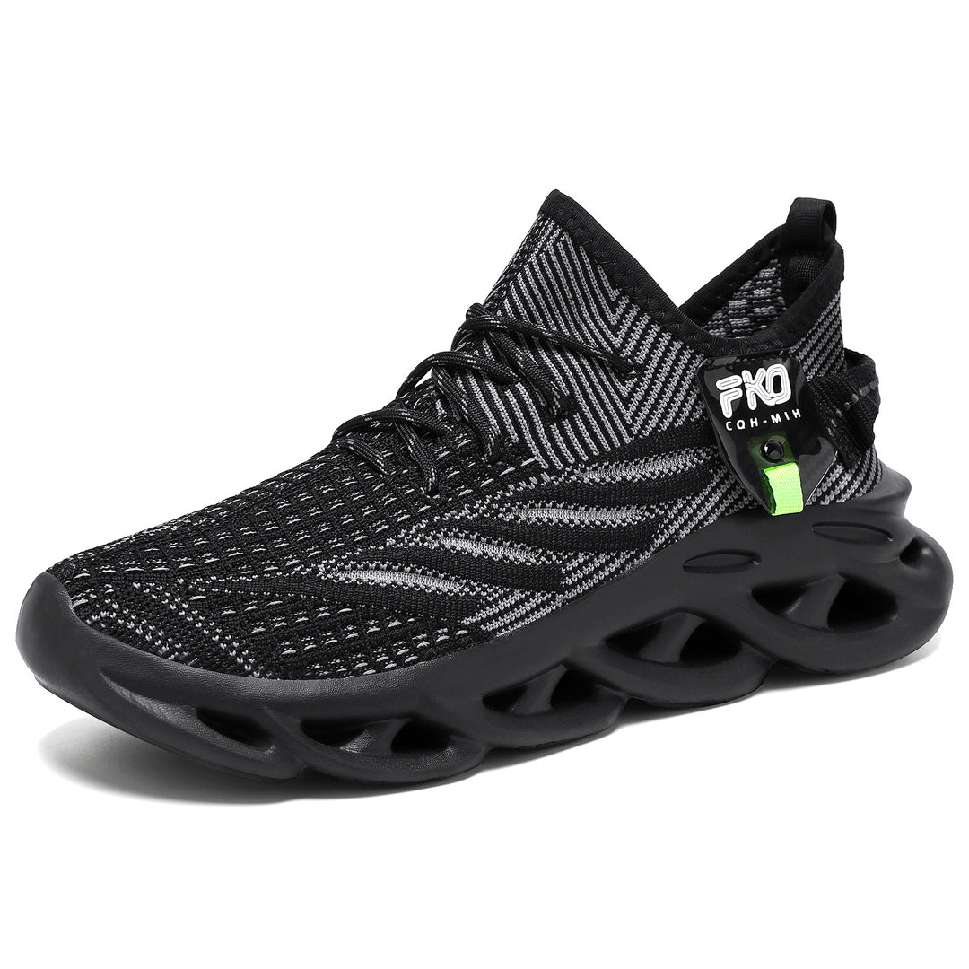 Herren nan leichter Strick-Sneaker mit nahtlosem Sockenschaft, atmungsaktivem Mesh-Obermaterial und innovativer hohlgeformter EVA-Dämpfung Echo Archiv