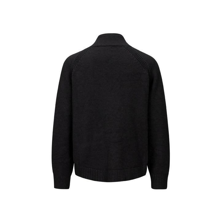 Herren Grobstrick-Cardigan mit Schalkragen und Rippenbündchen Echoarchiv