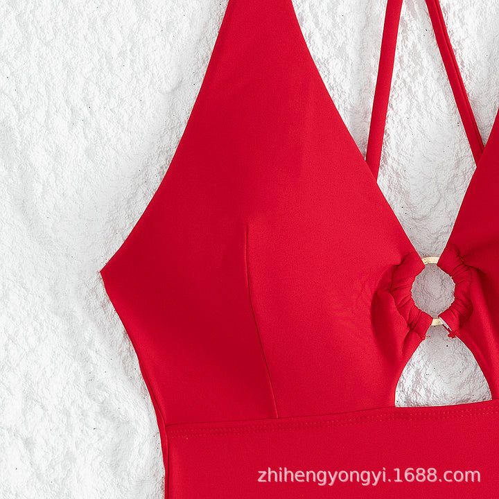 Damen Einteiler Badeanzug mit schickem Cut-Out Echo Archiv