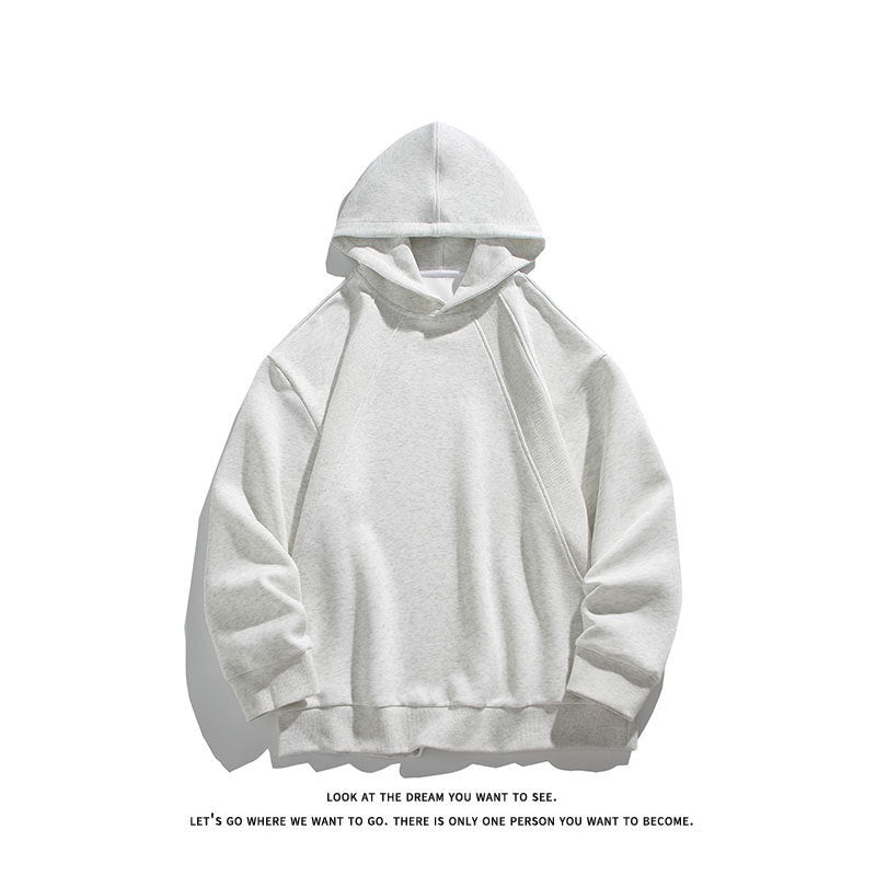Herren Oversize-Kapuzenpullover mit Raglannähten und minimalistischem Streetwear-Design Echo Archiv