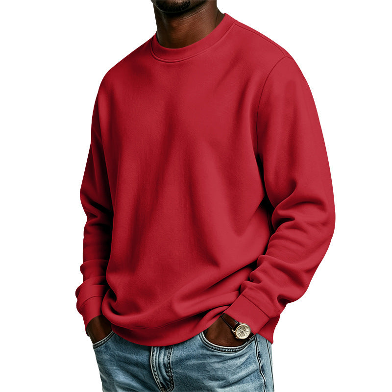 Herren Oversize-Sweatshirt mit Rundhalsausschnitt, weicher French-Terry und Rippbündchen Echoarchiv