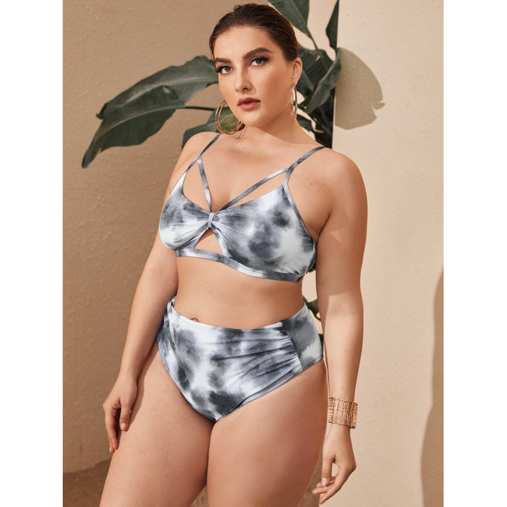 Damen Hochgeschnittener Bikini mit modischem Cut-Out-Design Echo Archiv