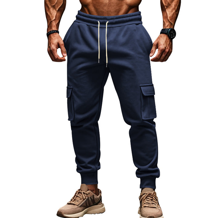 Herren Cargo-Jogginghose mit elastischem Bund und multifunktionalen Taschen Echoarchiv