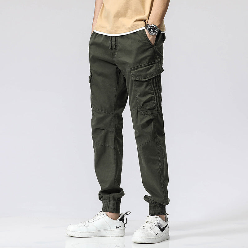 Herren Cargo-Joggerhose mit ergonomischen Kniepasse, elastischem Tunnelzugbund und großvolumigen Klappentaschen Echo Archiv
