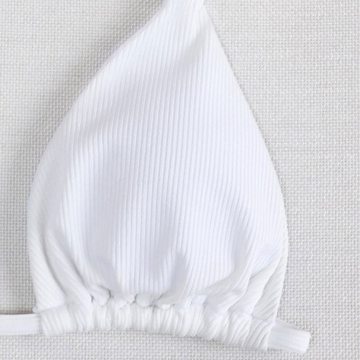 Damen Hoch geschnittenes Triumph-Bikini-Set mit Riemendetail Echo Archiv