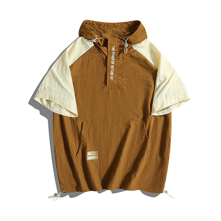 Herren Leichte Windbreaker-Jacke Echo Archiv