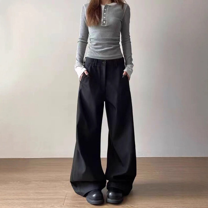 Damen Übergroße Stoffhose Echo Archiv