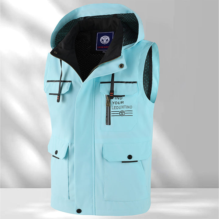 Herren Multifunktionale Outdoor-Weste Echo Archiv 1788242095