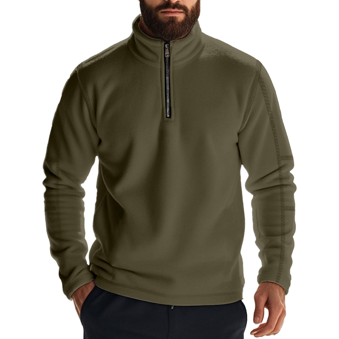 Herren Fleece-Pullover mit praktischem Reißverschluss Echoarchiv