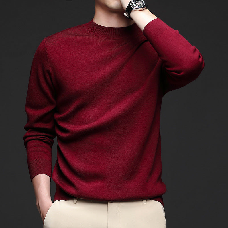 Herren modischer Rundhals-Pullover Echoarchiv