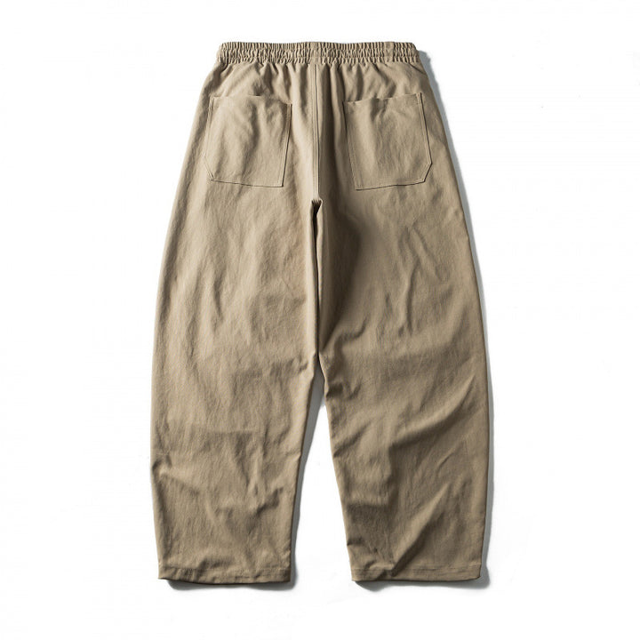 Unisex Weite Cropped-Hose mit Tunnelzug, elastischem Bund und markanten Nahtpaneelen Echo Archiv