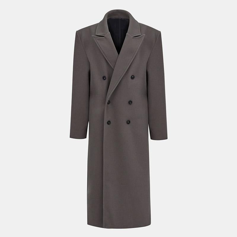 Herren Lange Elegante Doppelreiher Echoarchiv