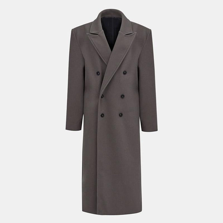 Herren Lange Elegante Doppelreiher Echoarchiv