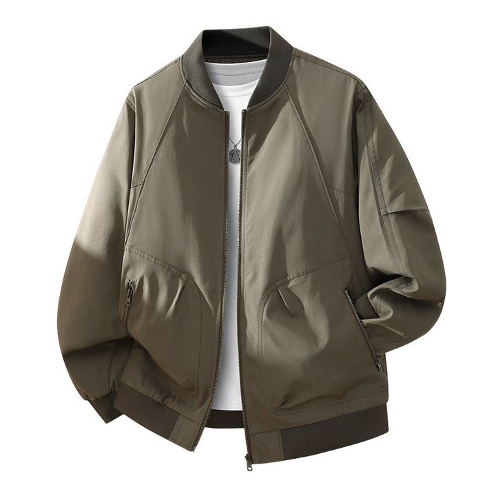 Herren Modische Bomberjacke mit Innenfutter Echo Archiv