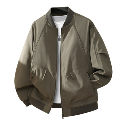 Herren Modische Bomberjacke mit Innenfutter Echo Archiv