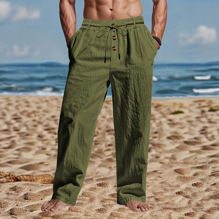 Herren Bequeme Leinenhose Echoarchiv