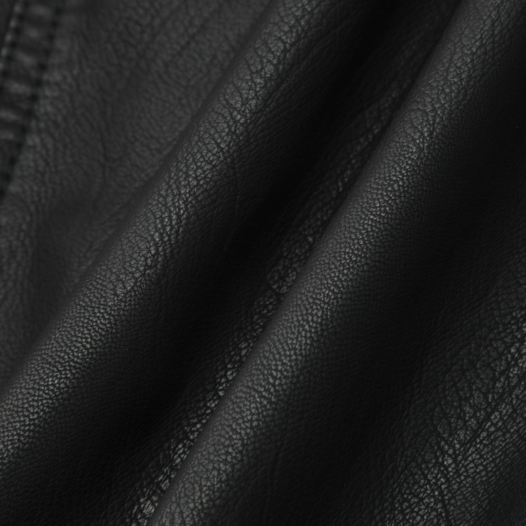 Damen Modische Kunstlederjacke mit hohem Kragen Echo Archiv