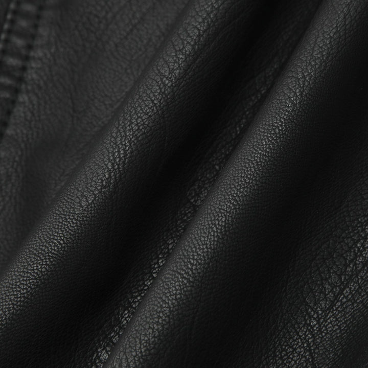 Damen Modische Kunstlederjacke mit hohem Kragen Echo Archiv