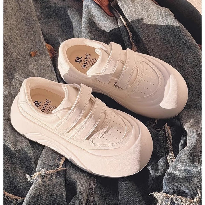 Damen Komfortable Sneaker mit verstellbarem Klettverschluss und gepolsterter Sohle Echo Archiv