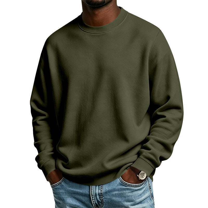 Herren Oversize-Sweatshirt mit Rundhalsausschnitt, weicher French-Terry und Rippbündchen Echoarchiv