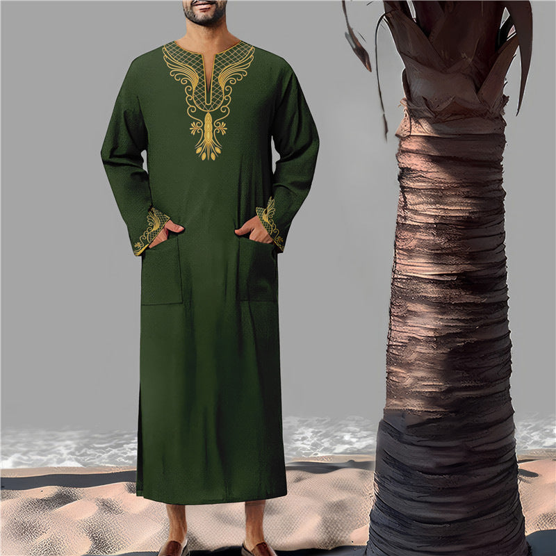 Herren Kaftan mit aufwendiger Stickerei Echoarchiv