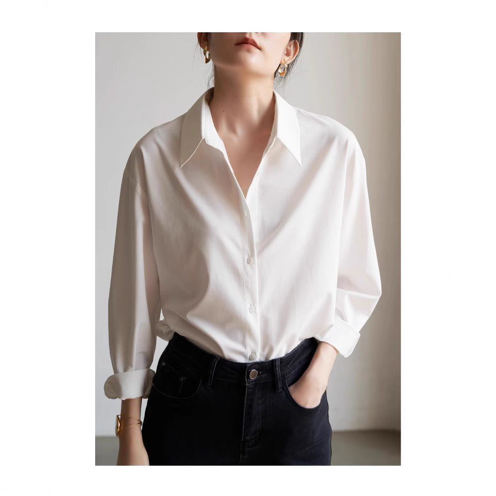 Damen Schicke und lässige Bluse mit oversized Schnitt Echoarchiv