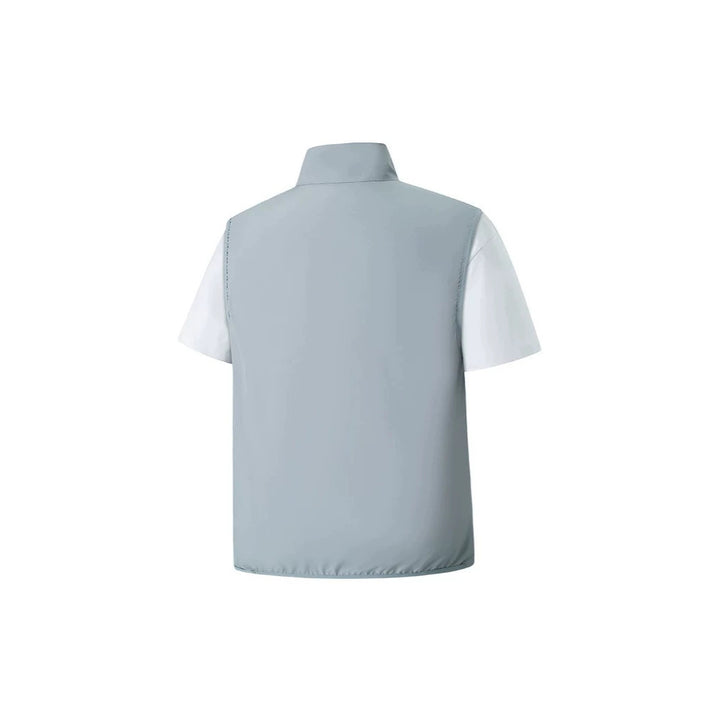 Herren Leichte Softshell-Utility-Weste mit Stehkragen, wasserabweisender Außenlage und Reißverschlusstaschen Echoarchiv