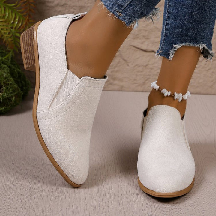Damen Bequeme Wildleder Slipper Echo Archiv