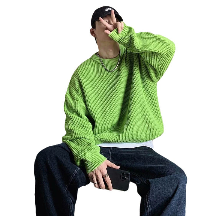 Damen Modischer Grobstrickpullover mit lässiger Passform Echoarchiv