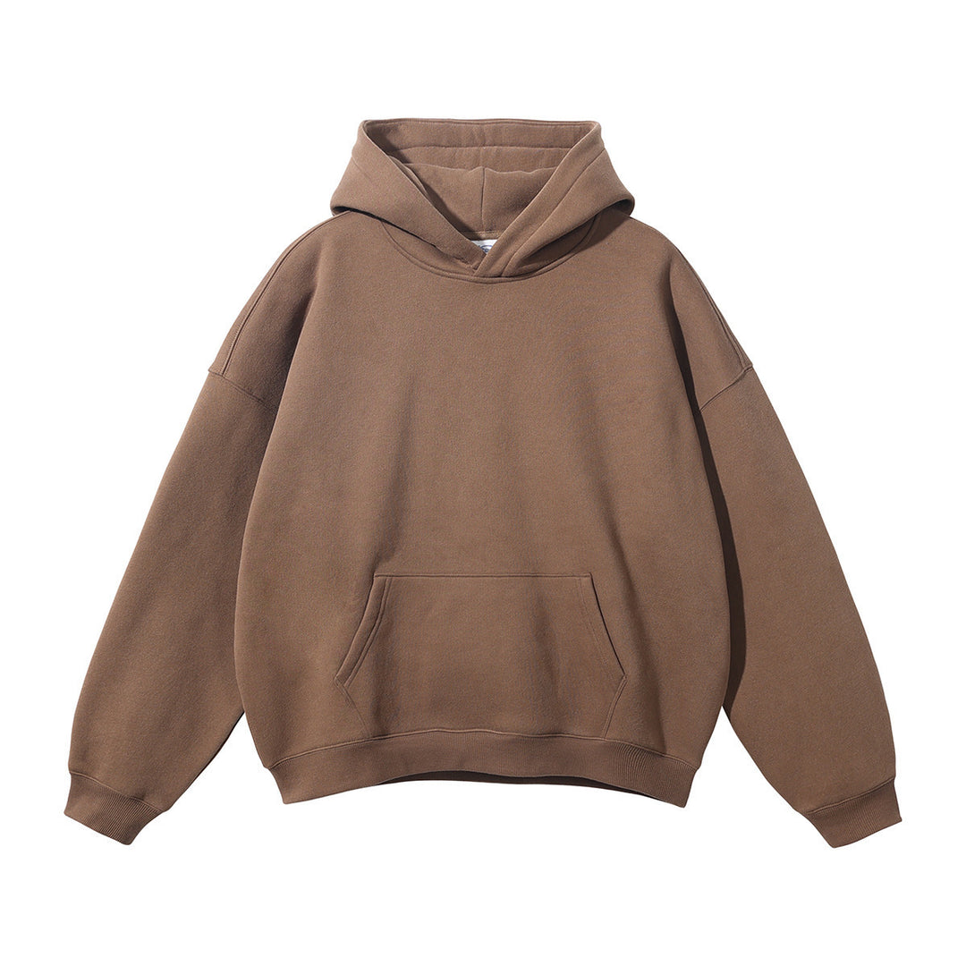 Unisex nan oversized Kapuzenpullover mit Kängurutasche und gerippten Bündchen Echo Archiv