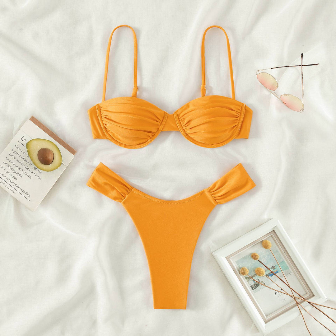 Damen Balconette Bikini mit Rüschendetails Echo Archiv