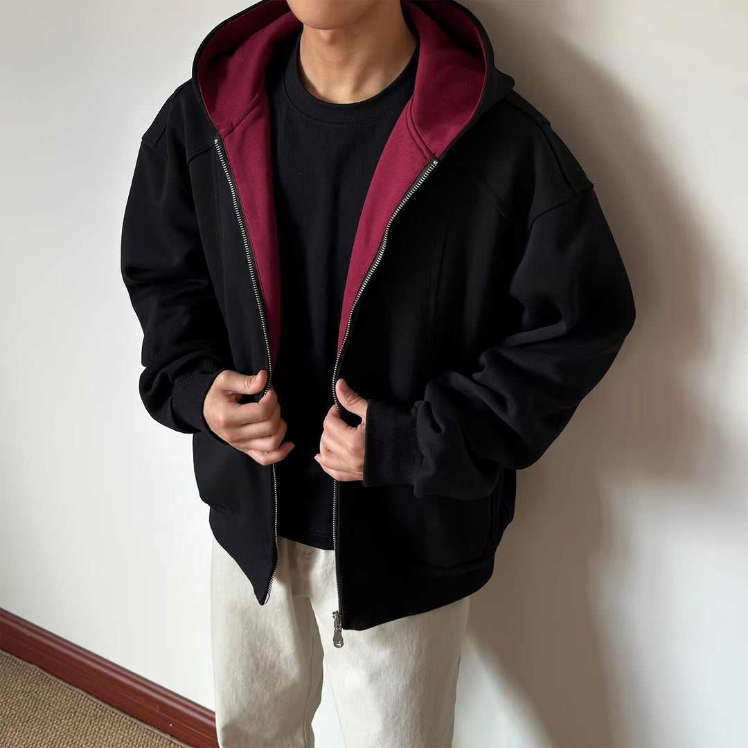 Herren Sportliche Fleecejacke Echoarchiv
