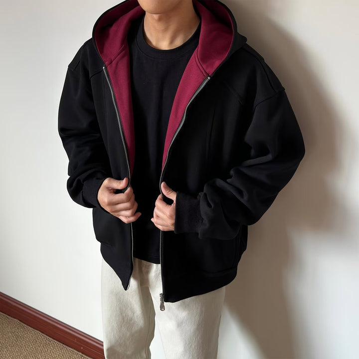 Herren Sportliche Fleecejacke Echoarchiv