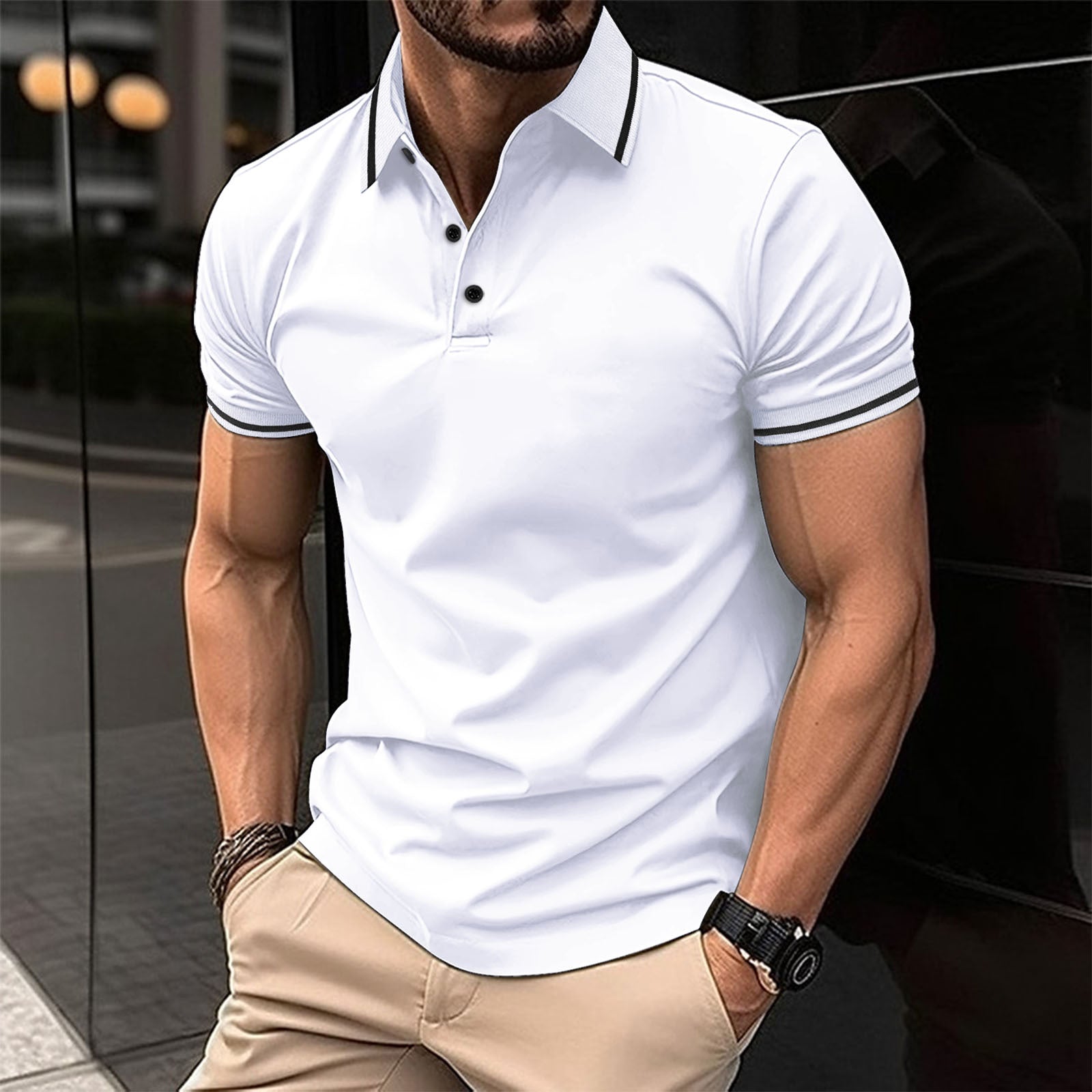 Herren Polohemd Echoarchiv