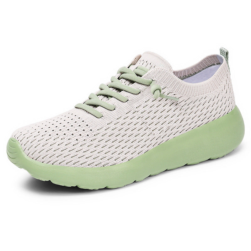 Damen Sportliche Freizeitsneakers mit elastischer Mesh-Oberfläche Echo Archiv