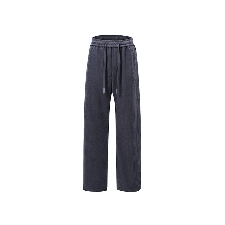 Damen Breit geschnittene Cordhose mit Tunnelzugbund und nachhaltigem Baumwollmix Echo Archiv