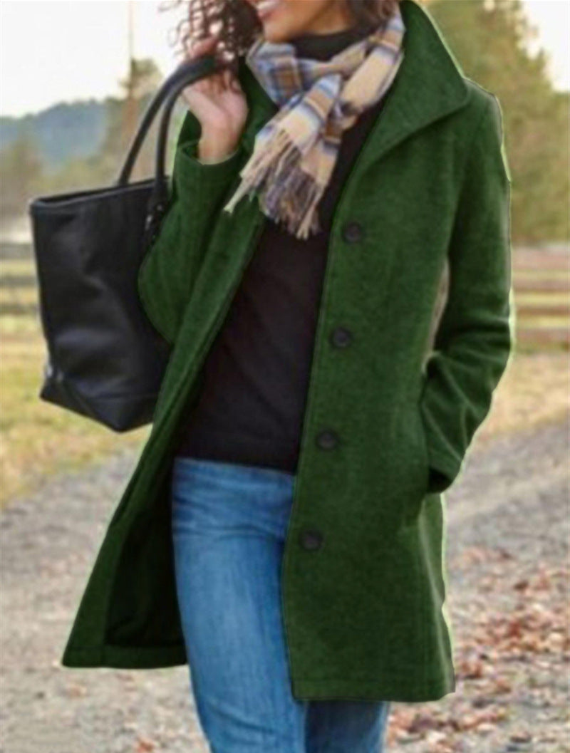 Damen eleganter Wollmantel Echoarchiv