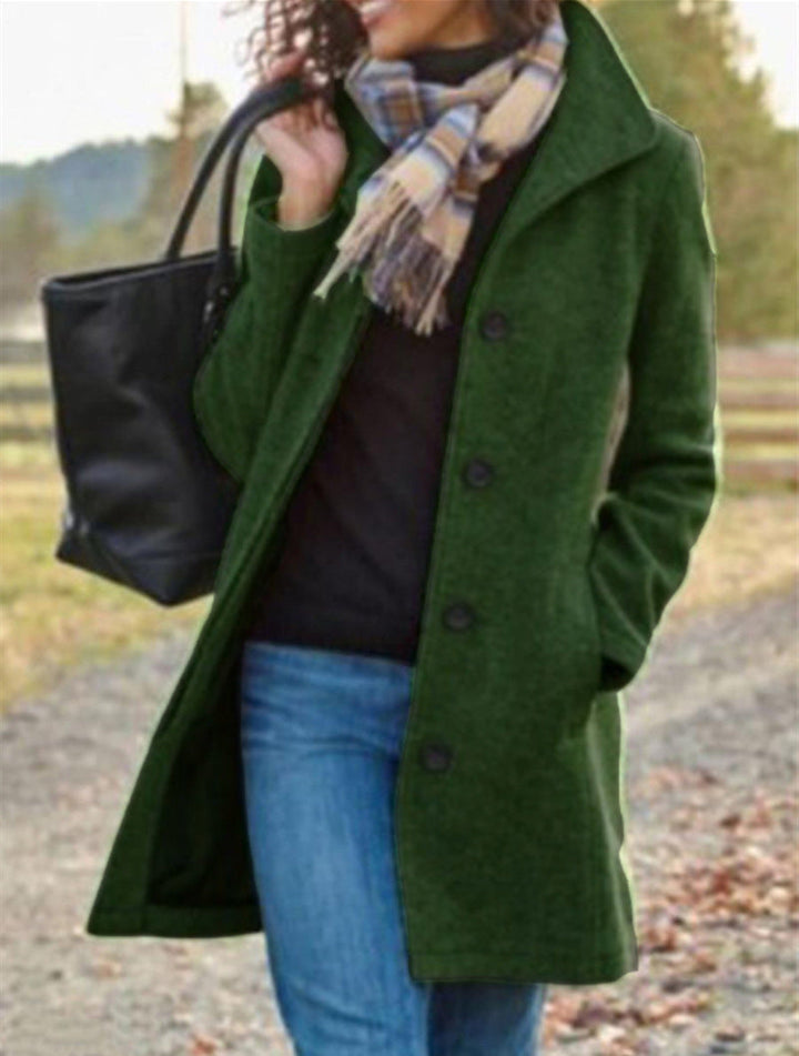 Damen eleganter Wollmantel Echoarchiv