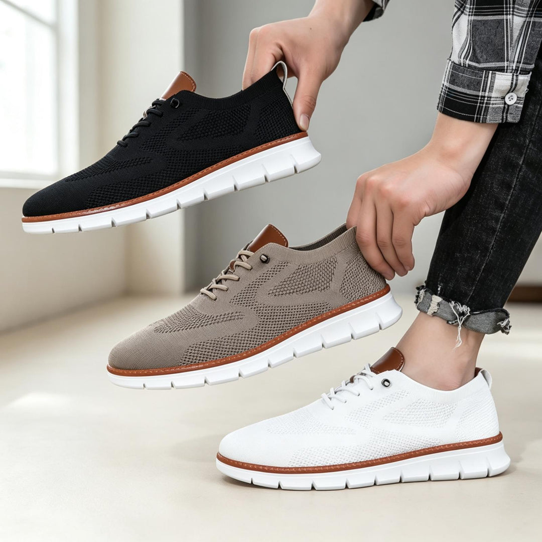 Herren Atmungsaktive Sneakers mit flexibler Sohle Echoarchiv