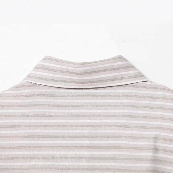Damen Gestreifte Oversize‑Hemdbluse mit Western‑Yoke Echoarchiv