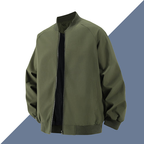 Herren Modische Bomberjacke mit elastischen Bündchen Echo Archiv
