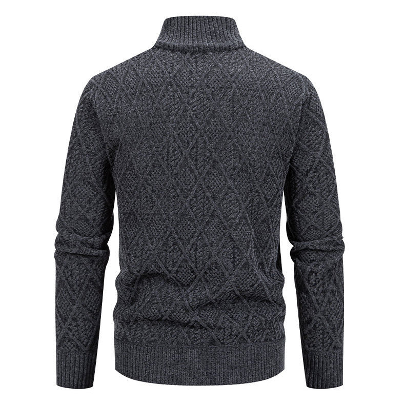 Herren modische Strickjacke mit strukturierter Oberfläche Echoarchiv