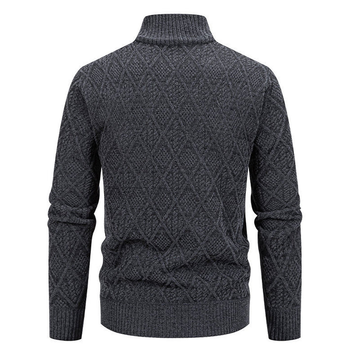 Herren modische Strickjacke mit strukturierter Oberfläche Echoarchiv