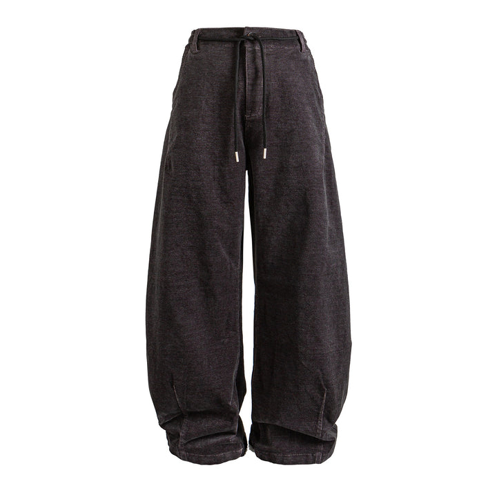 Damen Lässige Jogger-Jeans mit elastischem Bund und Kordelzug Echoarchiv