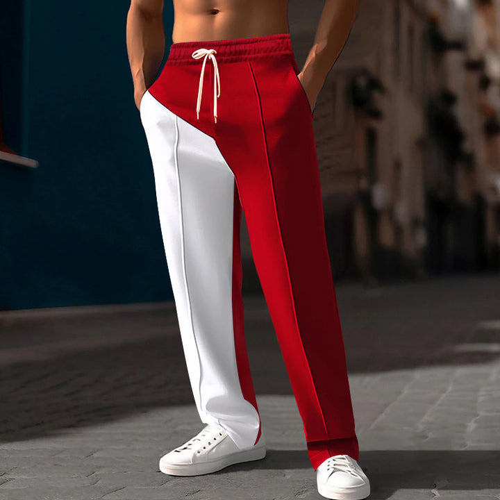 Herren Sportliche Jogginghose mit stylishen Kontraststreifen und elastischem Bund Echoarchiv