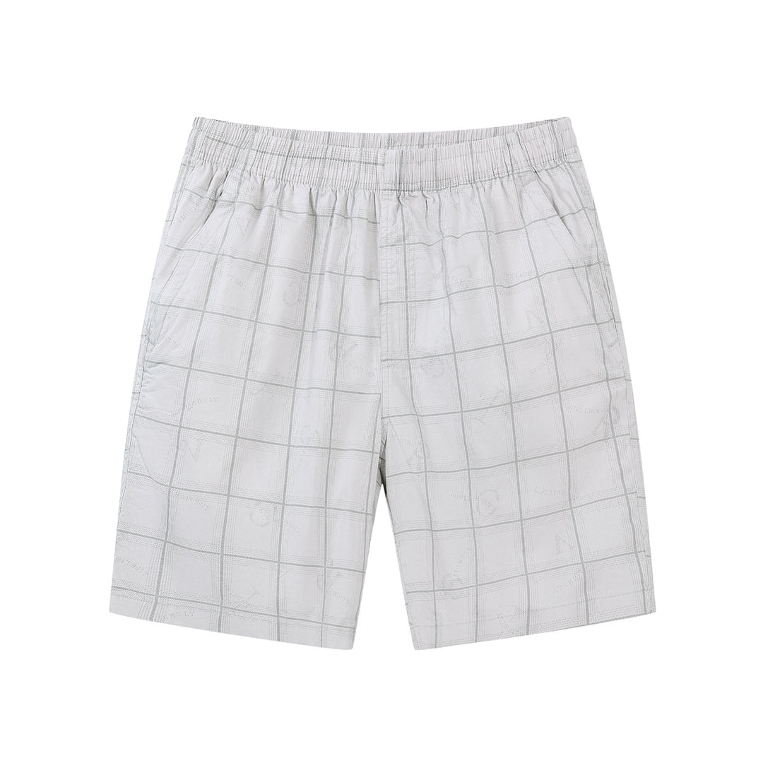 Herren lässige Shorts im modernen Karomuster Echoarchiv