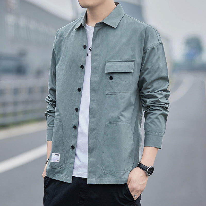 Herren modisches Overshirt mit praktischen Taschen und komfortablem Schnitt Echoarchiv