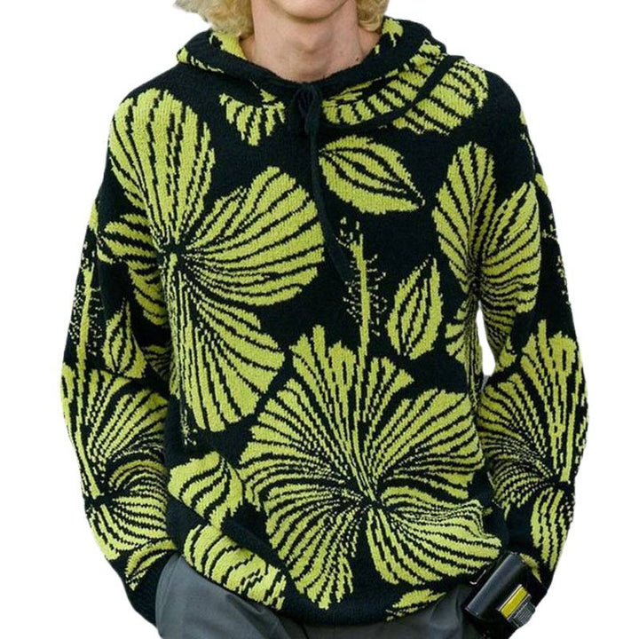 Unisex Kapuzenpullover mit einzigartigem floralem Design Echoarchiv