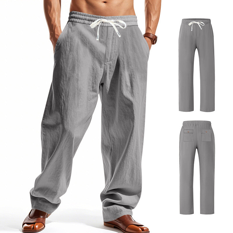 Herren komfortable Freizeithose mit elastischem Bund und praktischen Taschen Echoarchiv