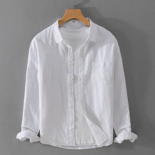 Herren Overshirt aus Baumwollmix mit Brusttasche und lockerem Schnitt Echoarchiv